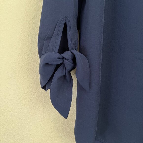 Blue Work Blouse - Picture 2 of 5